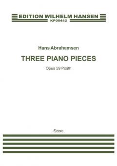 Nielsen 3 Pieces Op.59 Piano (Abrahamsen 