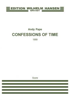 Pape A Confessions Of Time Sc SATB 