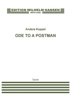 Koppel Ode To A Postman Score Orch 