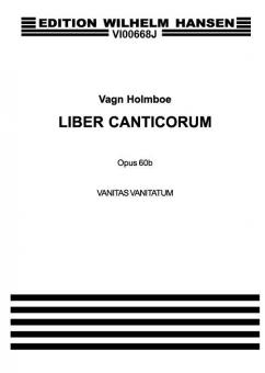 Vanitas Vanitatum Op. 60b (from Liber Canticorum) 