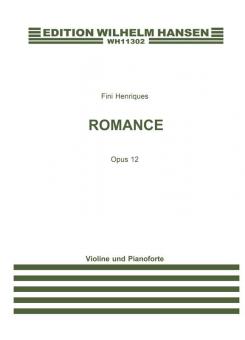 Henriques Romance Violin/Orch Parts 