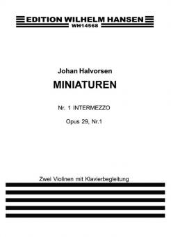 Miniture Op. 29 Nr. 1 Violin/Piano 