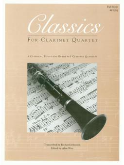 Classics For Clarinet Quartet 