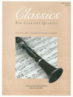 Classics For Clarinet Quartet Standard