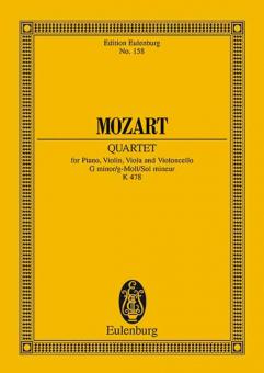 Klavierquartett g-Moll KV 478 Standard