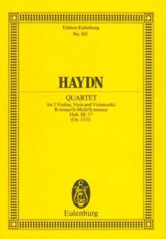 Streichquartett h-Moll op. 33/1 Hob. III: 37 
