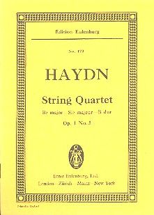 Streichquartett B-Dur op. 1/5 Hob. III: 5 