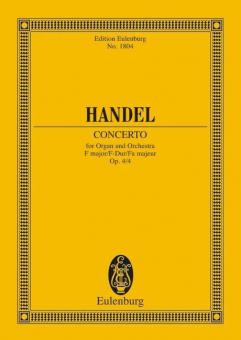 Orgel-Konzert Nr. 4 F-Dur op. 4/4 HWV 292 Standard
