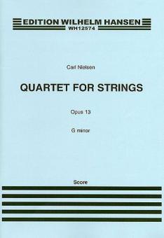 Quartet for Strings in G Minor Op. 13 
