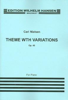Theme and Variations Op. 40 