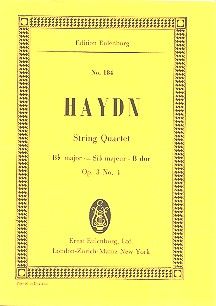 Streichquartett B-Dur op. 3/4 Hob. III: 16 