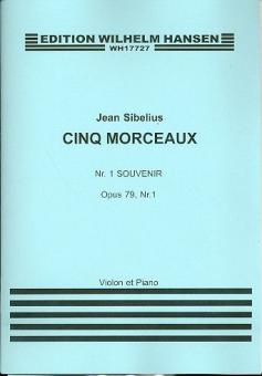Cinq Morceaux Nr. 1 Souvenir Op. 79 