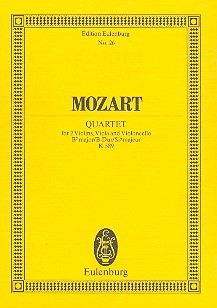 Streichquartett B-Dur KV 589 
