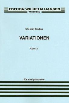 Variations for Two Pianos Op. 2 