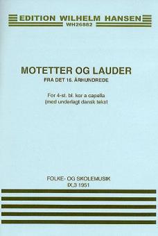 Motets from The 16th Century (Motetter Og Lauder) 