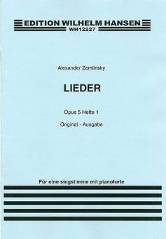 Lieder Op.5 Book 1 
