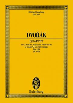 Streichquartett G-Dur op. 106 B 192 Standard