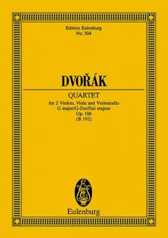 Streichquartett G-Dur op. 106 B 192 Standard