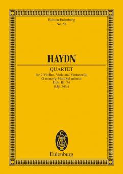 Streichquartett g-Moll, Reiter op. 74/3 Hob. III: 74 Standard