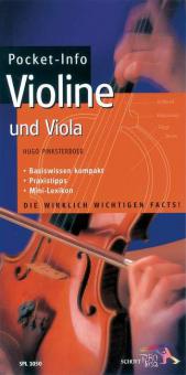 Pocket-Info Violine und Viola 