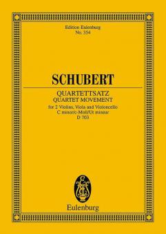 Streichquartettsatz c-Moll op. posth. D 703 Standard