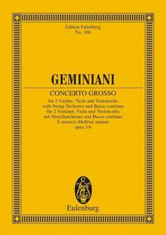 Concerto grosso e-Moll op. 3/6 Standard