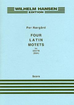 4 Latin Motets For SSATB 