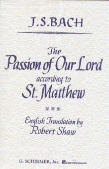 St. Matthew Passion 