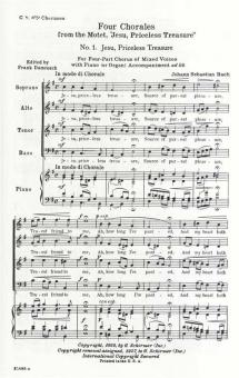 Four Chorales From 'Jesu Priceless Treasure' 