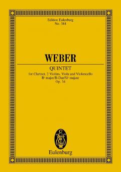 Quintett B-Dur op. 34 JV 182; WeV P.11 Standard