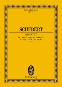 Streichquartett G-Dur op. 161 D 887 Standard