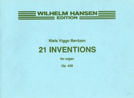 21 Inventions for Organ Op. 458 