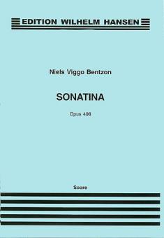 Sonatina for Alto Saxophone and Piano Op. 498 
