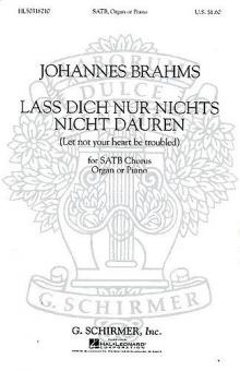 Lass dich nur nichts nicht dauren 