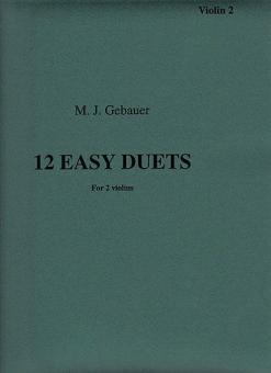 12 Easy Duets 