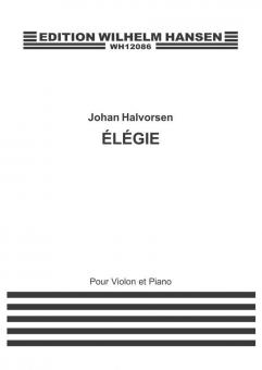 Elegie For Violin And Piano 