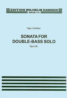 Sonata For Double Bass Solo Op. 82 