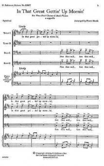 In That Great Gettin' Up Morning (TTBB) 