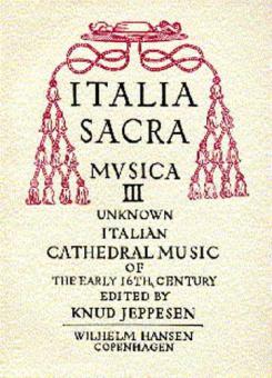 Italia Sacra Musica Vol.3 
