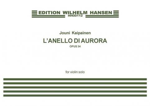 Kaipainen L'anello Di Aurora Violin Solo 