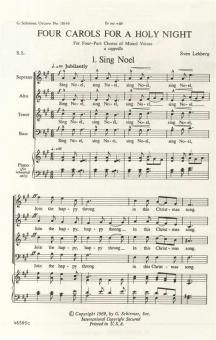 Four Carols for A Holy Night 