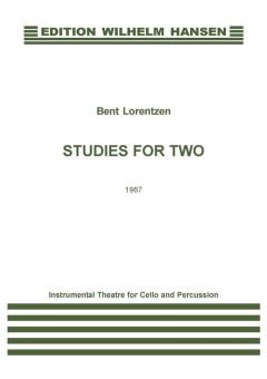Lorentzen, B Studies for Two Cello/Perc 