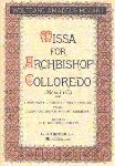 Mass For Archbishop Colloredo 