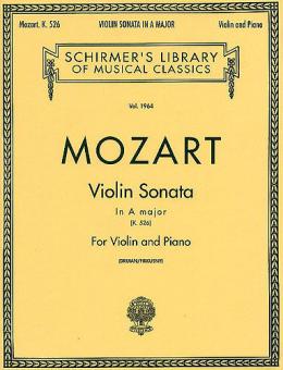 Violin Sonata In A K.526 