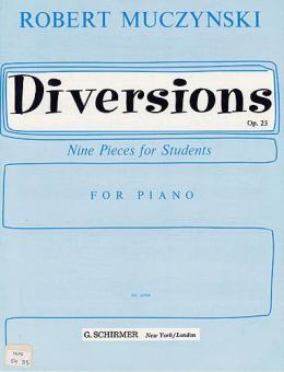 Diversions for Piano Op. 23 