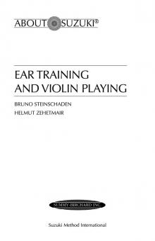 Ear Training And Violin Playing 