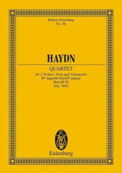 Streichquartett B-Dur, L'Aurore op. 76/4 Hob. III: 78 Standard