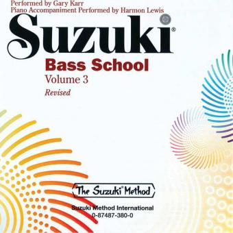 Suzuki Bass School 3 CD 