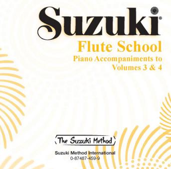 Suzuki Flute School 3 & 4 CD (Klavierbegleitungen) 