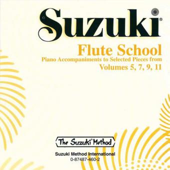 Suzuki Flute School 5, 7, 9, 11 CD (Klavierbegleitungen) 